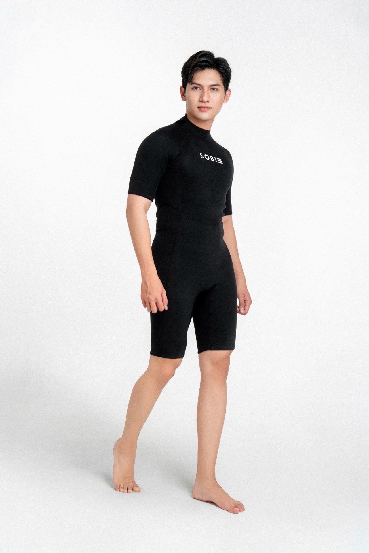 Wetsuit Tide Đồ bơi giữ nhiệt dành cho nam màu đen 1.5mm