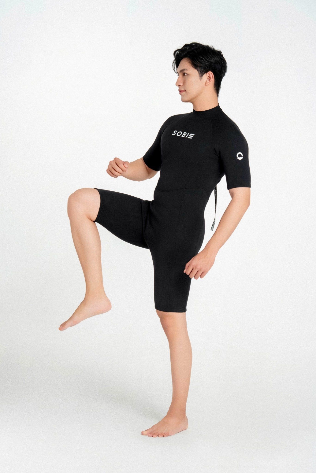Wetsuit Tide Đồ bơi giữ nhiệt dành cho nam màu đen 1.5mm