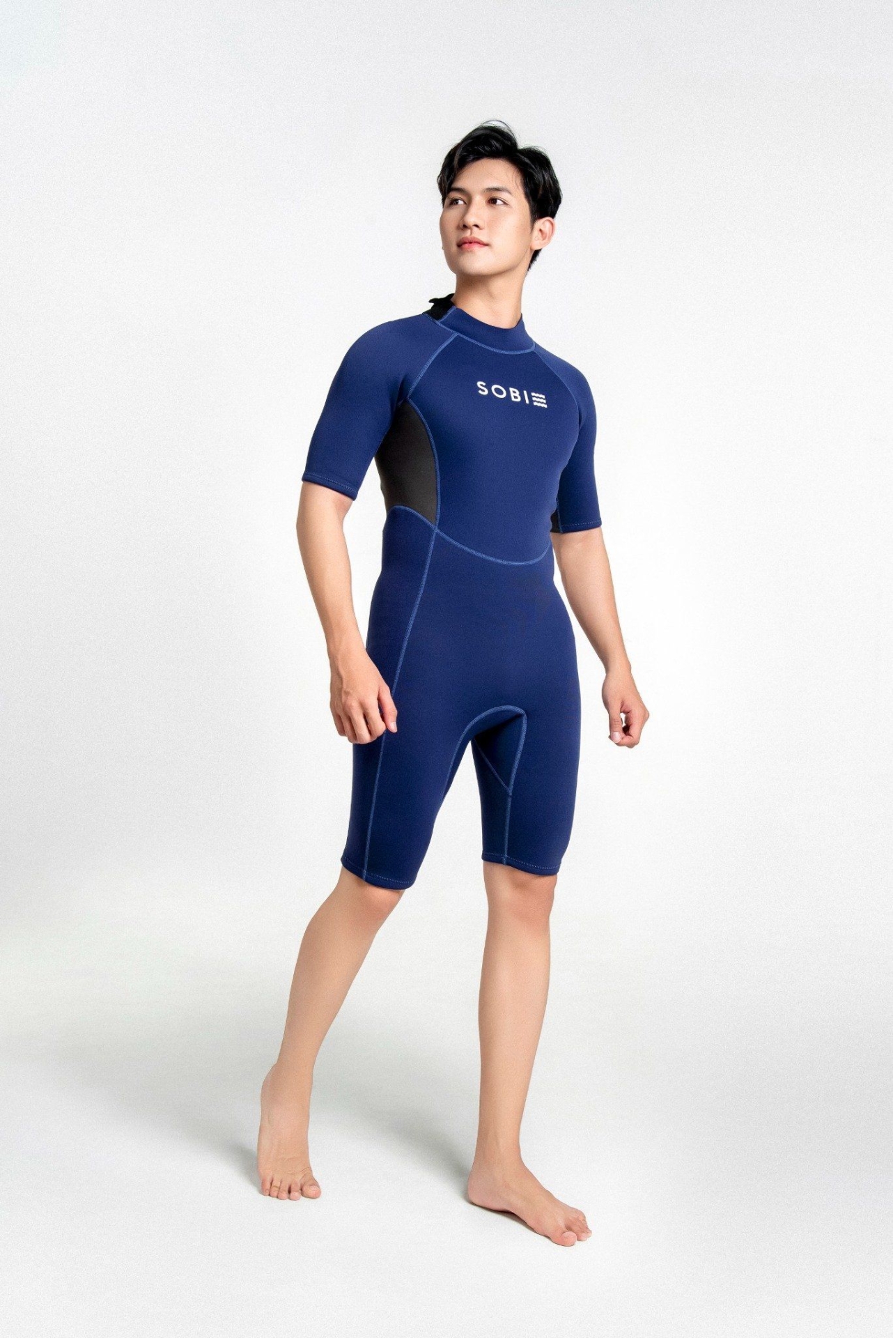Wetsuit Drift Đồ bơi giữ nhiệt dành cho nam màu navy 1.5mm