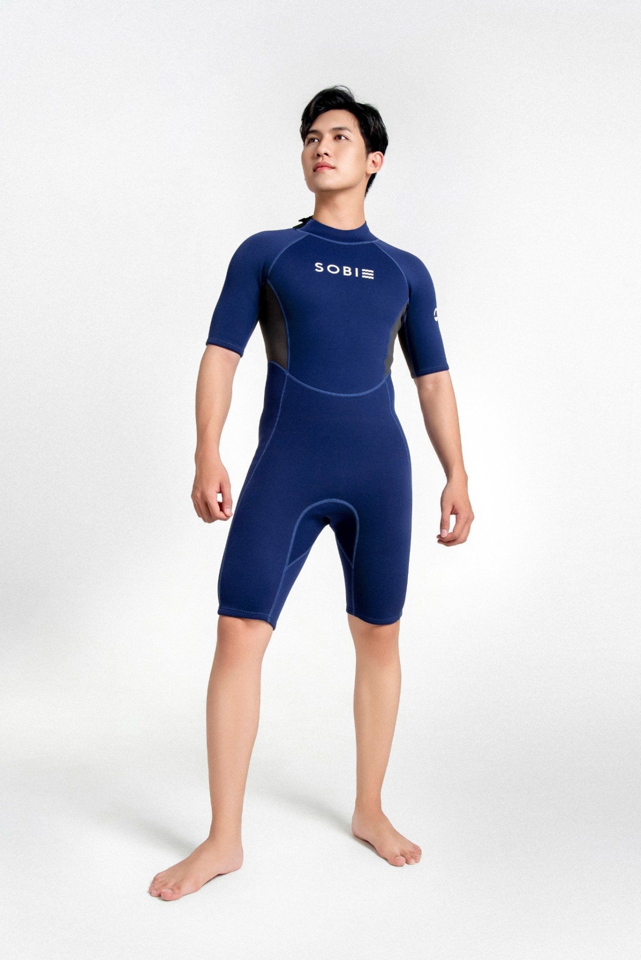 Wetsuit Drift Đồ bơi giữ nhiệt dành cho nam màu navy 1.5mm