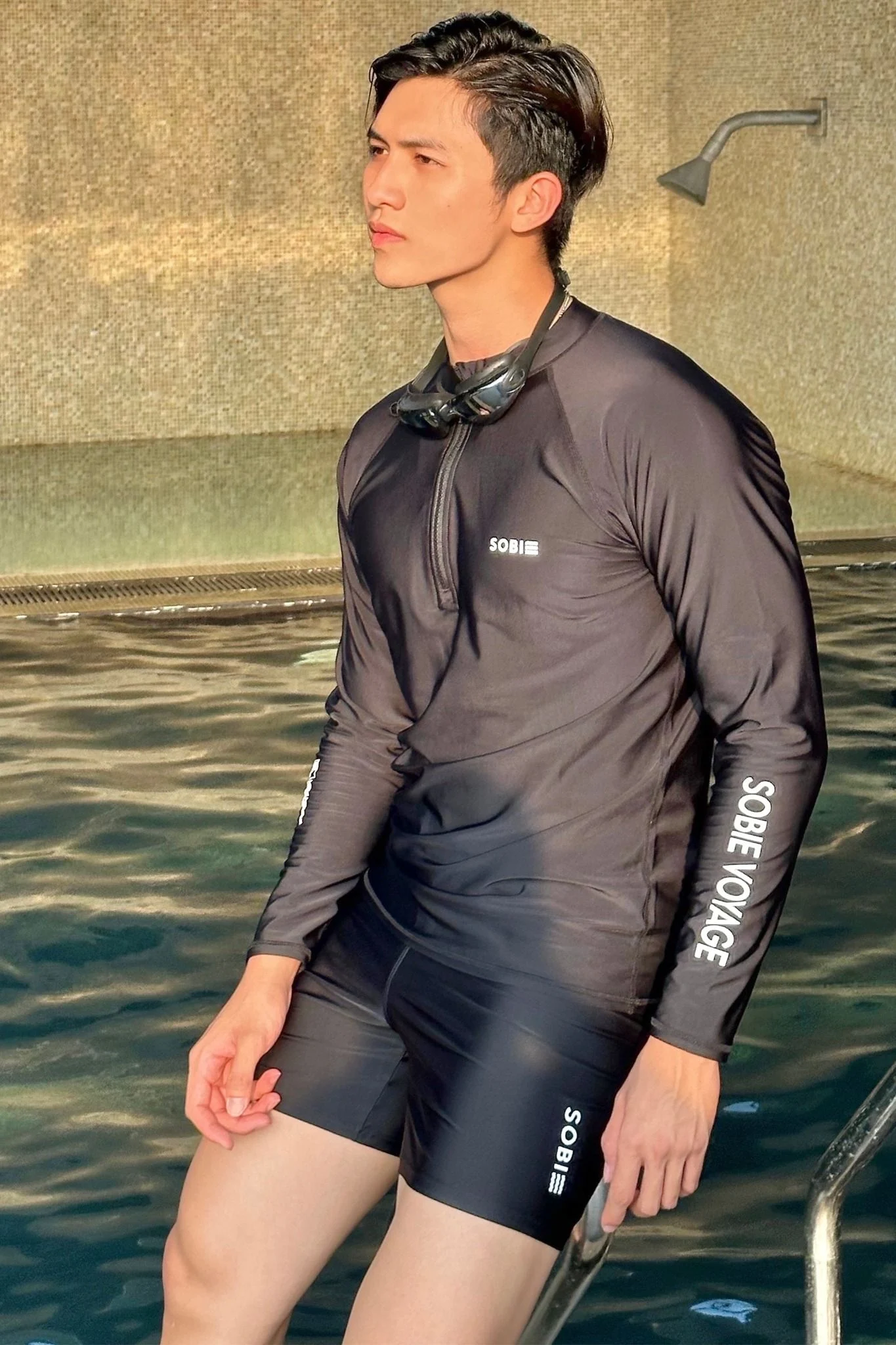 Brian Áo bơi nam tay dài