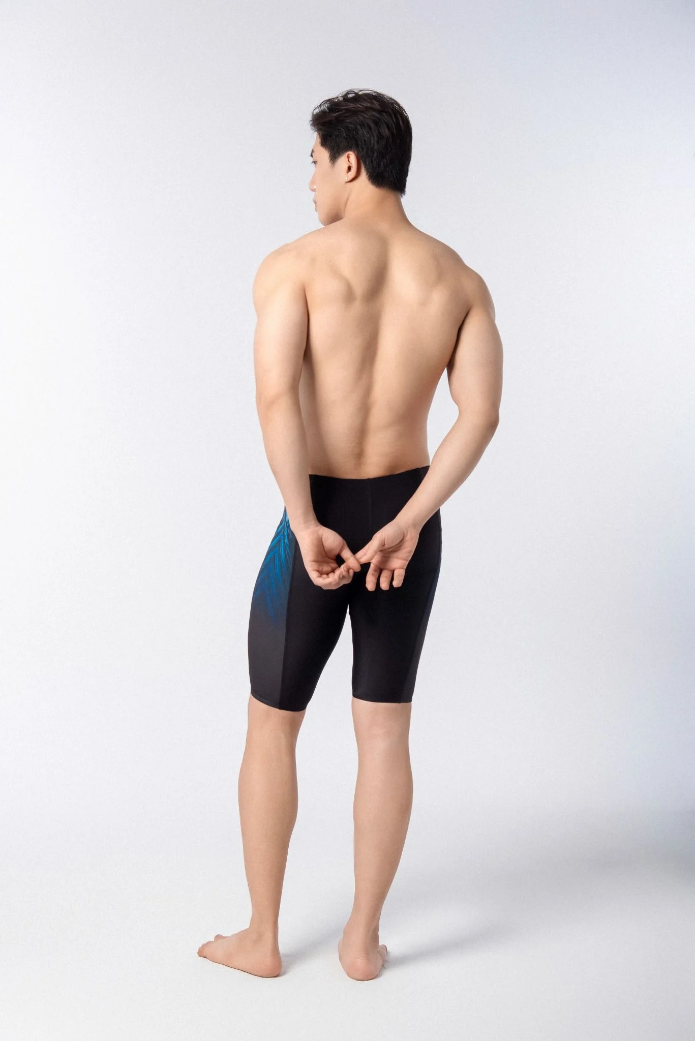 Quần bơi nam chuyên tập luyện Jammer Soendu™ Blue Arrow