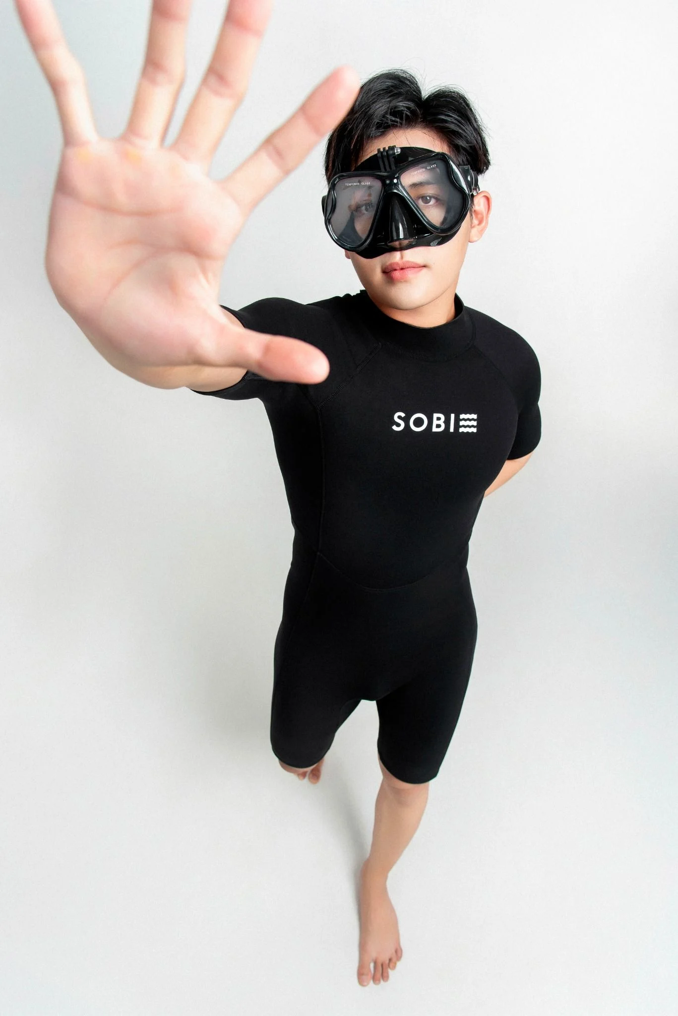 Wetsuit Tide Đồ bơi giữ nhiệt dành cho nam màu đen 1.5mm